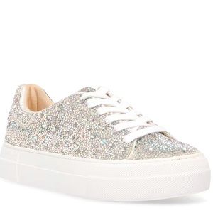Betsey Johnson - Suton Highwall Bling Platfrom Sneakers
